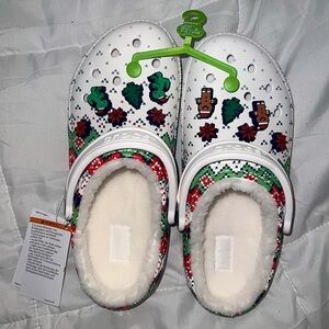 BRAND NEW Fleece Lined Christmas Crocs *unisex*